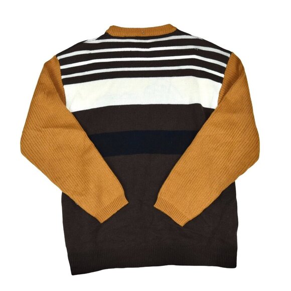 Vintage 90s Y2K Mecca Sweater Hip-Hop Streetwear Cable Knit Men's Medium - Picture 6 of 6